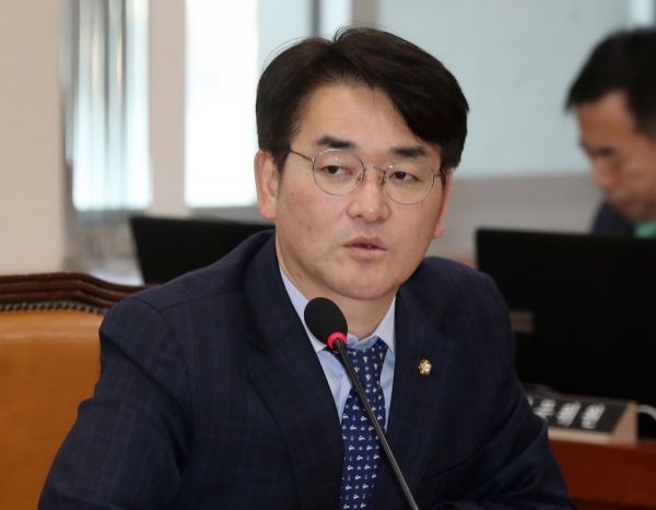 유치원 3법 통과를 강력 주장하고 있는 박용진 의원.